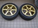 AVS MODEL6  модели 6 17 8J 35 5 отверстие   2 штуки   б/у  RX-7  Silvia 
