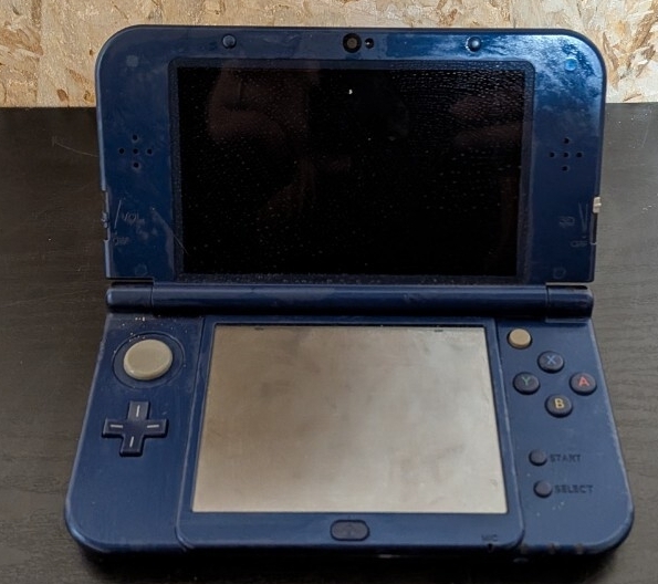 Nintendo/... New3DSLL  металлик  синий
