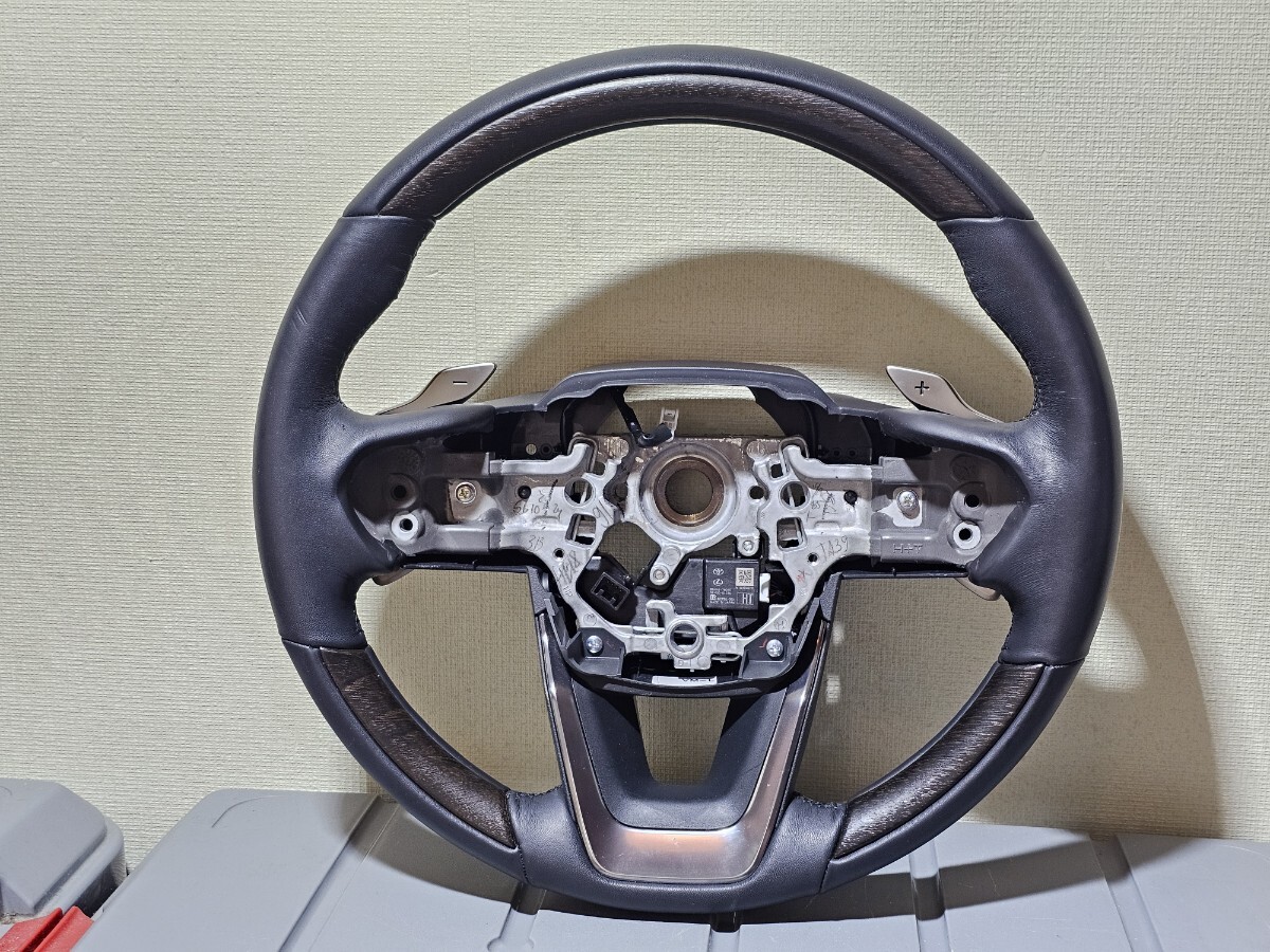 Lexus LEXUS VJA310W LX LX600  оригинальный   кожа  ...  дерево    руль    руль  6/28③