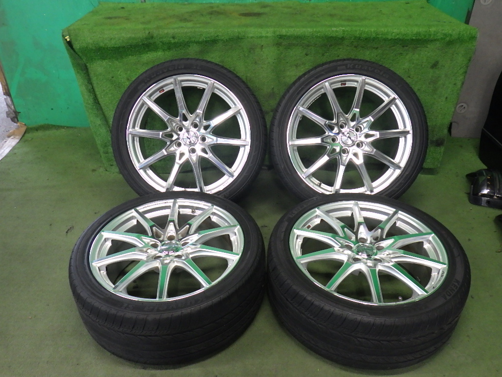 weds LEONIS SV 19 дюймов  8J(+35) PCD114.3 5 отверстие   алюминиевый диск   шина  20 Vellfire  и др.  Weds   leonis