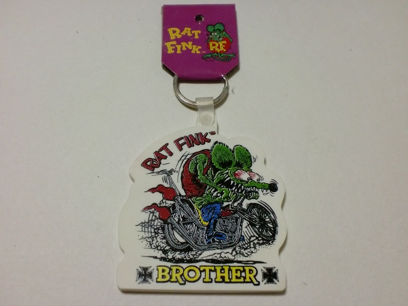 *** Америка  ... плавник ...  ключ  держатель   brother  BROTHER  резиновый  пр-во   ...  big ... ... Ed Big Daddy Roth's RAT FINK