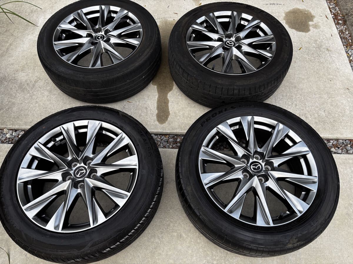 Mazda  оригинальный  19 дюймов   алюминиевый диск   4 штуки  комплект   225/55R19 CX-5 CX-8