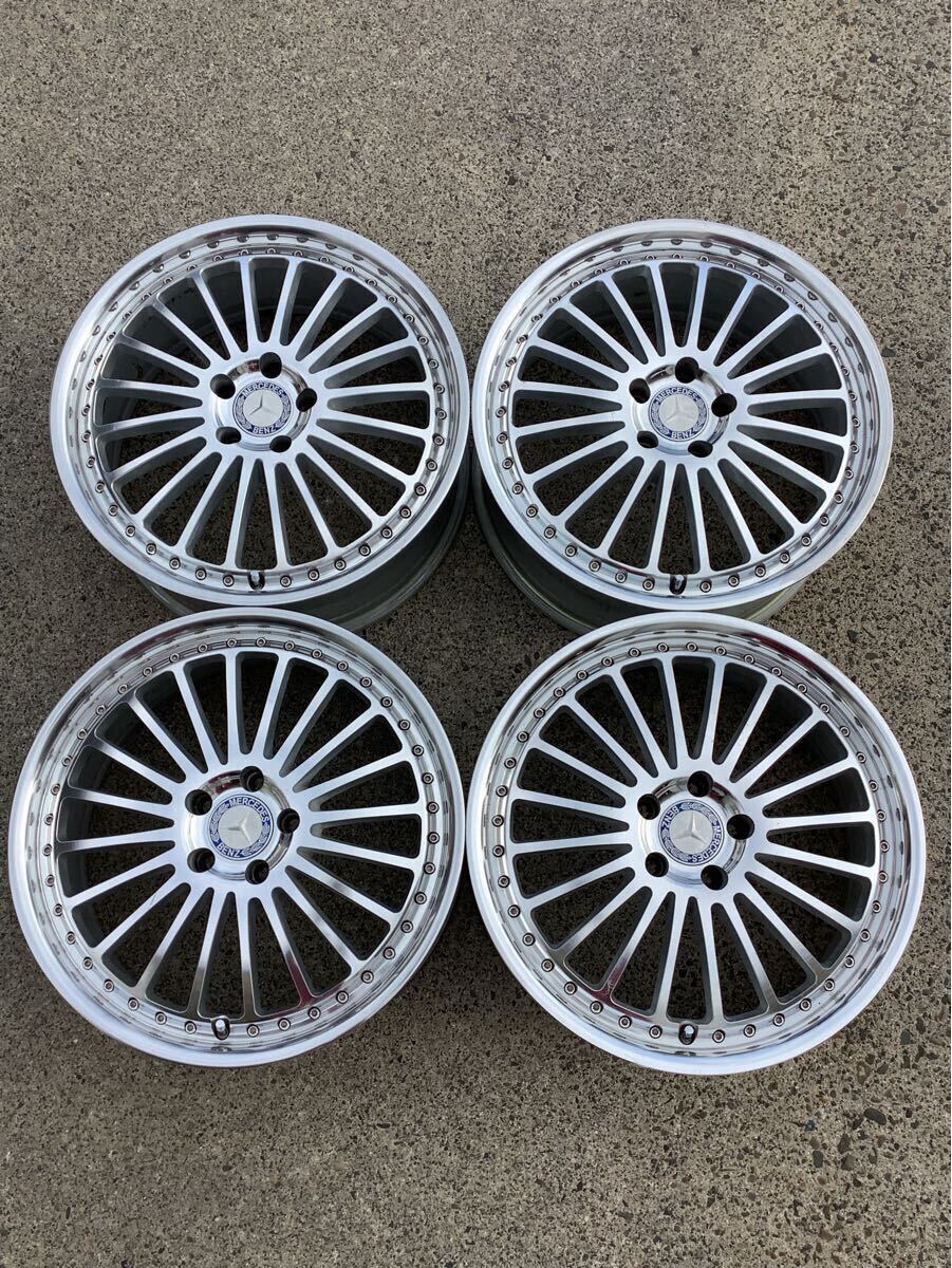 ★ Benz  и т.д. ★ TSW WANING  не оригинальный  алюминиевый диск    серебристый  19×8J+45 112-5H  подержанный товар   4 штуки  【 не оригинальный  для M14 болт  реакция 】