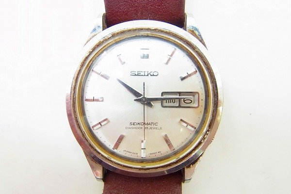 C142-J43-200◎ SEIKO  Seiko   6218-8000  мужской   автоматически  скручивание    наручные часы   товар в состоянии "как есть" ③  Сибуя  ◎