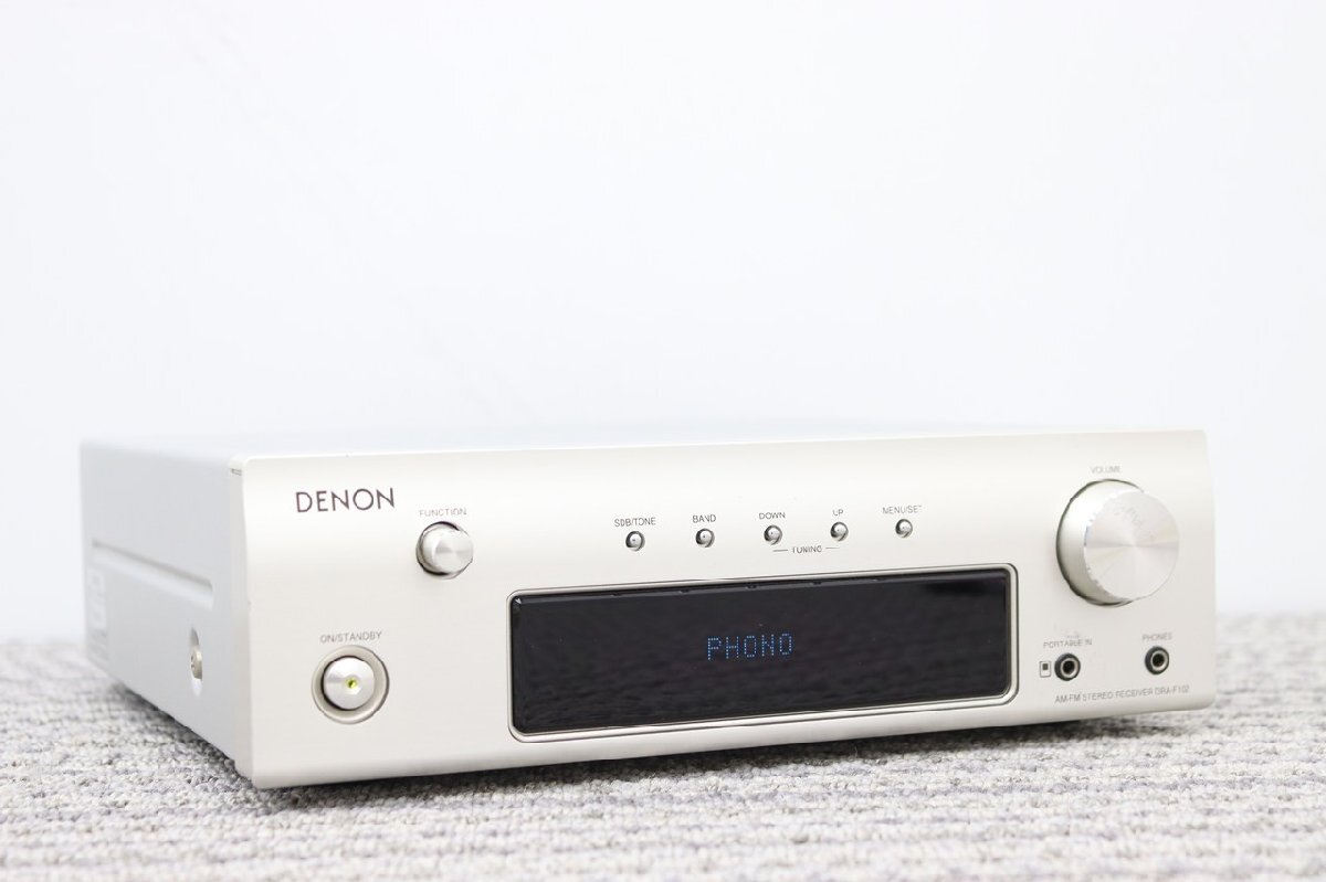 A【  усилитель  】DENON / DRA-F102 /  включение питания OK