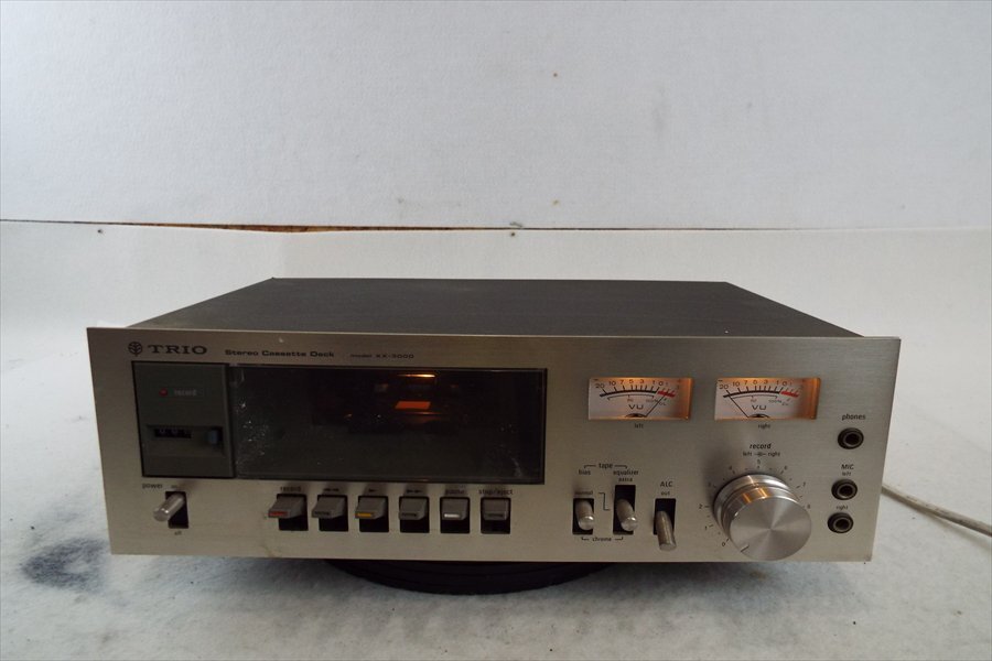 【07】TRIO  Trio   KX-3000  кассетная дека   подержанный товар   товар в состоянии "как есть"  260202K3177