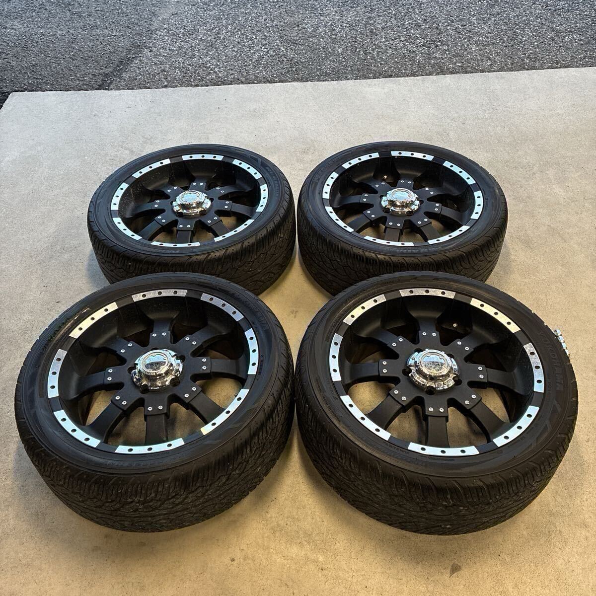 【 продажа  】305/40R22  Land Cruiser 100 200 LX570 ... ...  Land Cruiser 100  Land Cruiser 200 22 дюймов   алюминиевый диск   4 штуки   гайки  включено