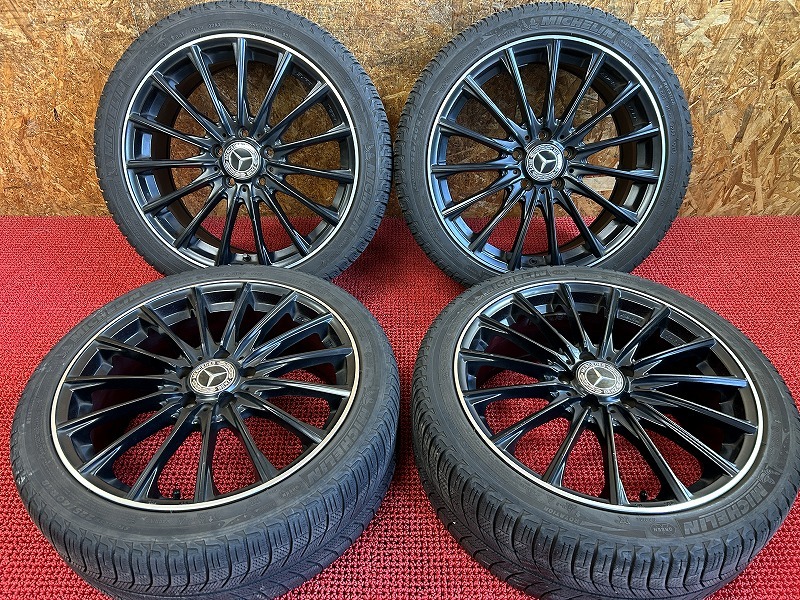 MICHELIN  X-ICE X13 225/40R18  не оригинальный  EUROTECH 18×7.5J 5H/112  шина  включено  4 штуки   Benz   подержанный товар   продажа !!