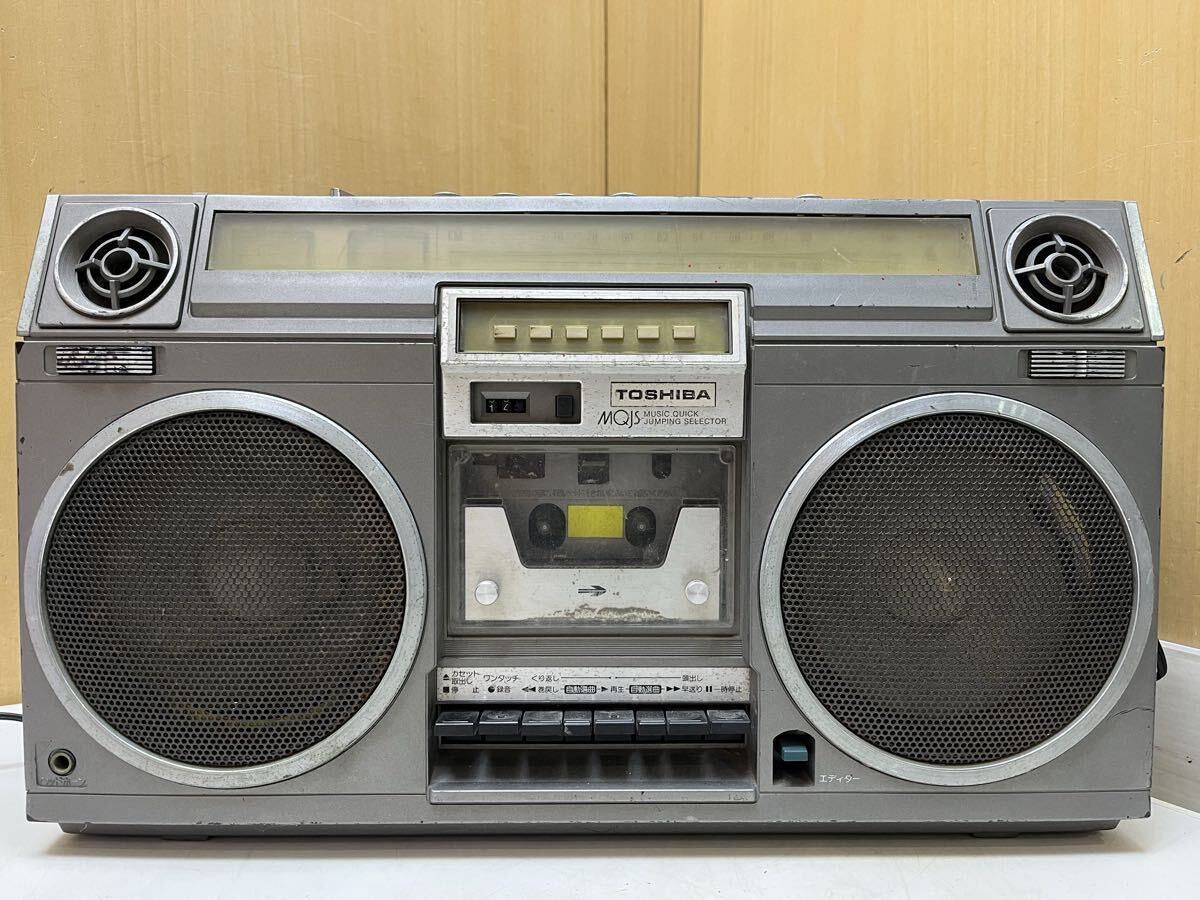 RE8013  Toshiba 　TOSHIBA　 стерео  радио  кассета  recorder RT-8900S　 Сёва  ретро 　 включение питания OK  лента   воспроизведение NG ... с  выход звука  OK  нерабочий товар   обращение  　