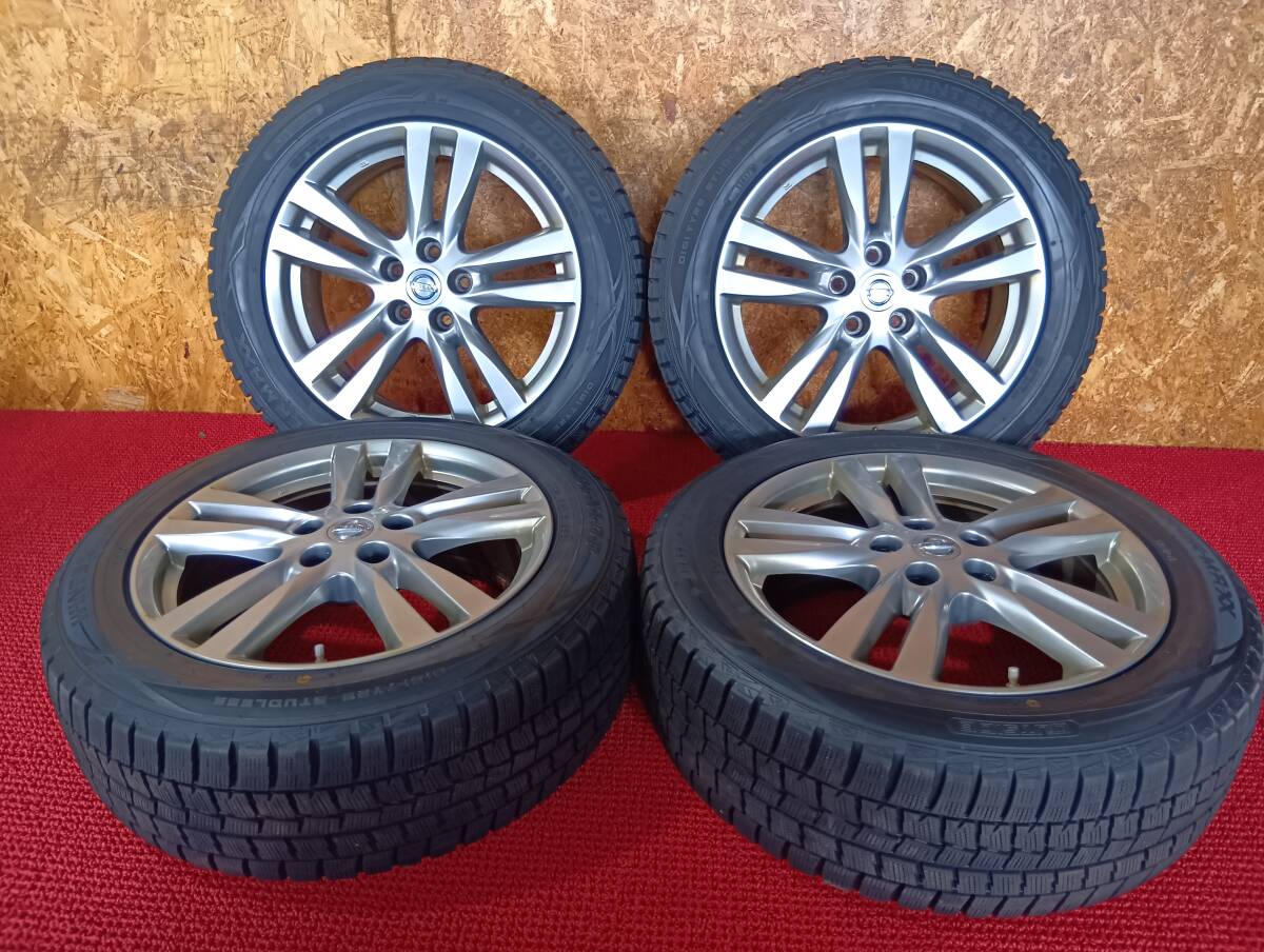 Nissan  оригинальный  18x7.5 PCD114.3 5 отверстие  DUNLOP WINTERMAXX01 225/55R18  продажа !!