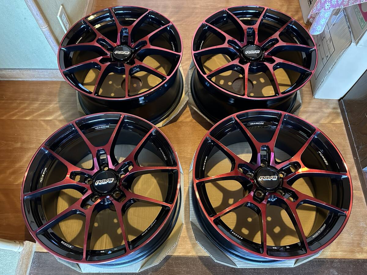 RAYS VOLK RACING  Rays   Volk Racing  G025  ограничение  цвет  бордо  красный