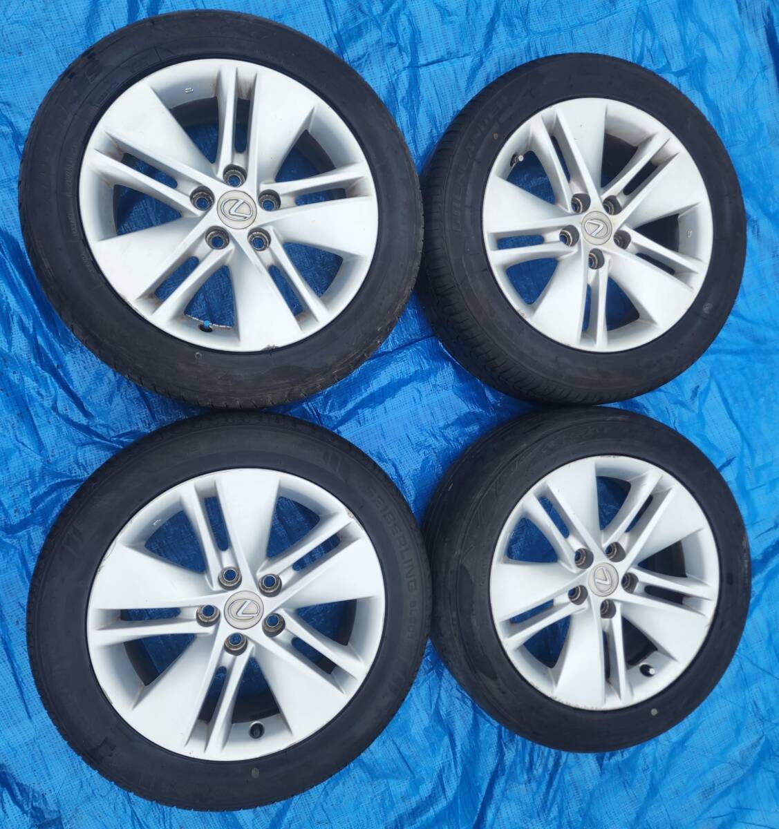 Lexus IS250 / IS350 (AVE30) 215/55R17 94V  диск  ＆ шина  комплект   (S016)