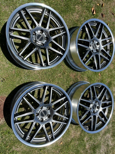 Weds  weds MAVERICK 1107T 19x8.5J 5/112 +38 Lo Disk SBC（Super Black Chrome）  подержанный товар  диск   4 штуки