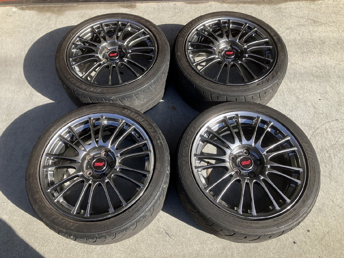 m контрольный 79264  Impreza WRX GVF】★STI  оригинальный OP BBS RV739  кованный  18 дюймов   диск   8.5J +55 PCD114.3 5H★245/40R18  бонус   состояние      шина  включено