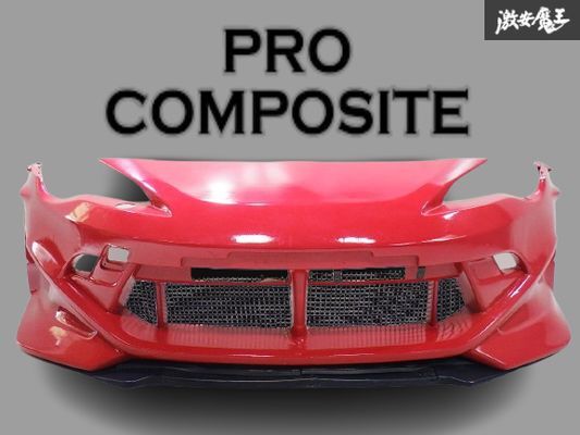 PRO COMPOSITE  pro  компонент ... ZN6/86 ZC6/BRZ  передний   обвес   динамик   бампер   обвес    внешний   красный тип   "губа"  идет в комплекте   быстрая доставка
