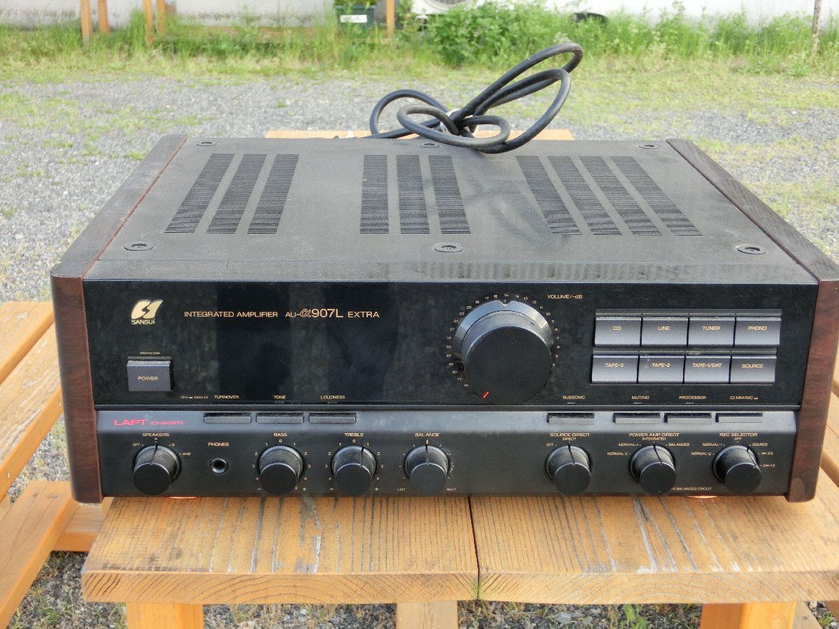 《 продаю как нерабочий  》 Sansui  электричество  （SUNSUI） усилитель AU-α907L Extra「 включение питания   только  проверка произведена  ...」