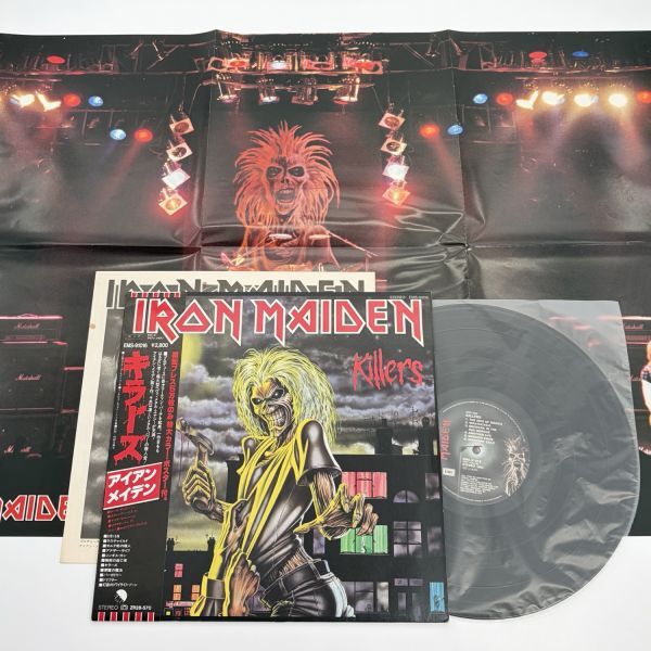 【POSTER включено  товар безупречного качества !】IRON MAIDEN / KILLERS (EMS91016)  красивая вещь ！ первый раз ... включено /.../OBI/... *  .../JAPAN-ORIGINAL