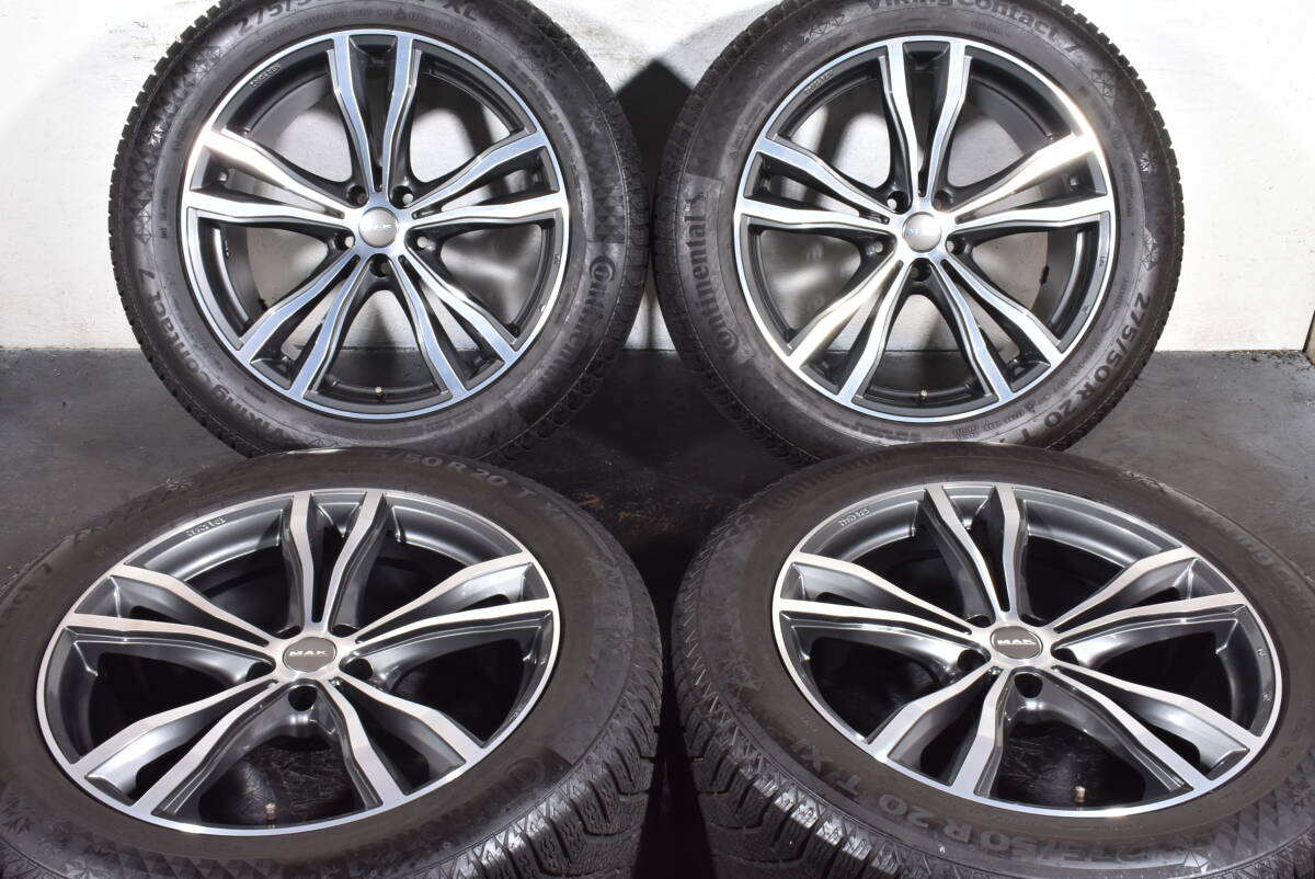 ☆... MAK X-MODE 20 дюймов ☆PCD112 9J +35☆ Continental  ...7☆ Зима  для  шина ☆275/50R20☆BMW G07 X7☆