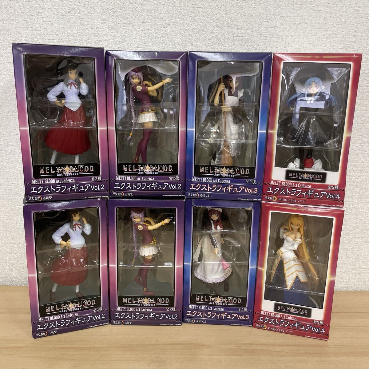 F-17 MELTY BLOOD ... тигр  фигурка 　８ шт.   комплект  　 продажа  　 товар в состоянии "как есть" 　 коробка  повреждение  есть  　... остальное