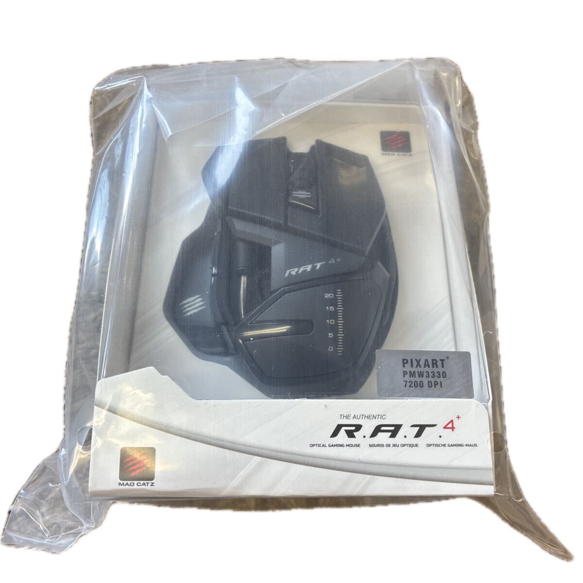 1  йен  старт   не вскрытый  товар  MAD CATZ R.A.T.4+  черный  MR03MCINBL000-0J ... мышь
