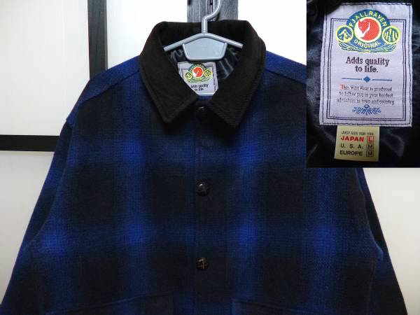 ...  On ... клетчатый  ... шерсть   пиджак  / FJALL RAVEN ... проверка