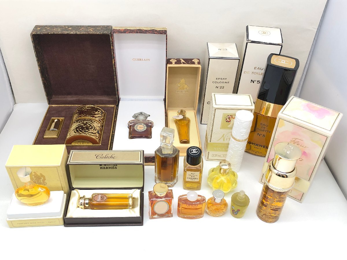 ■ CHANEL No22 No5 /  Hermes  /  Guerlain  /  NINA RICCI   остальное   духи  ... De  туалетная вода    и тд.   не вскрытый  товар  есть   разные   подержанный товар 【UW070505】