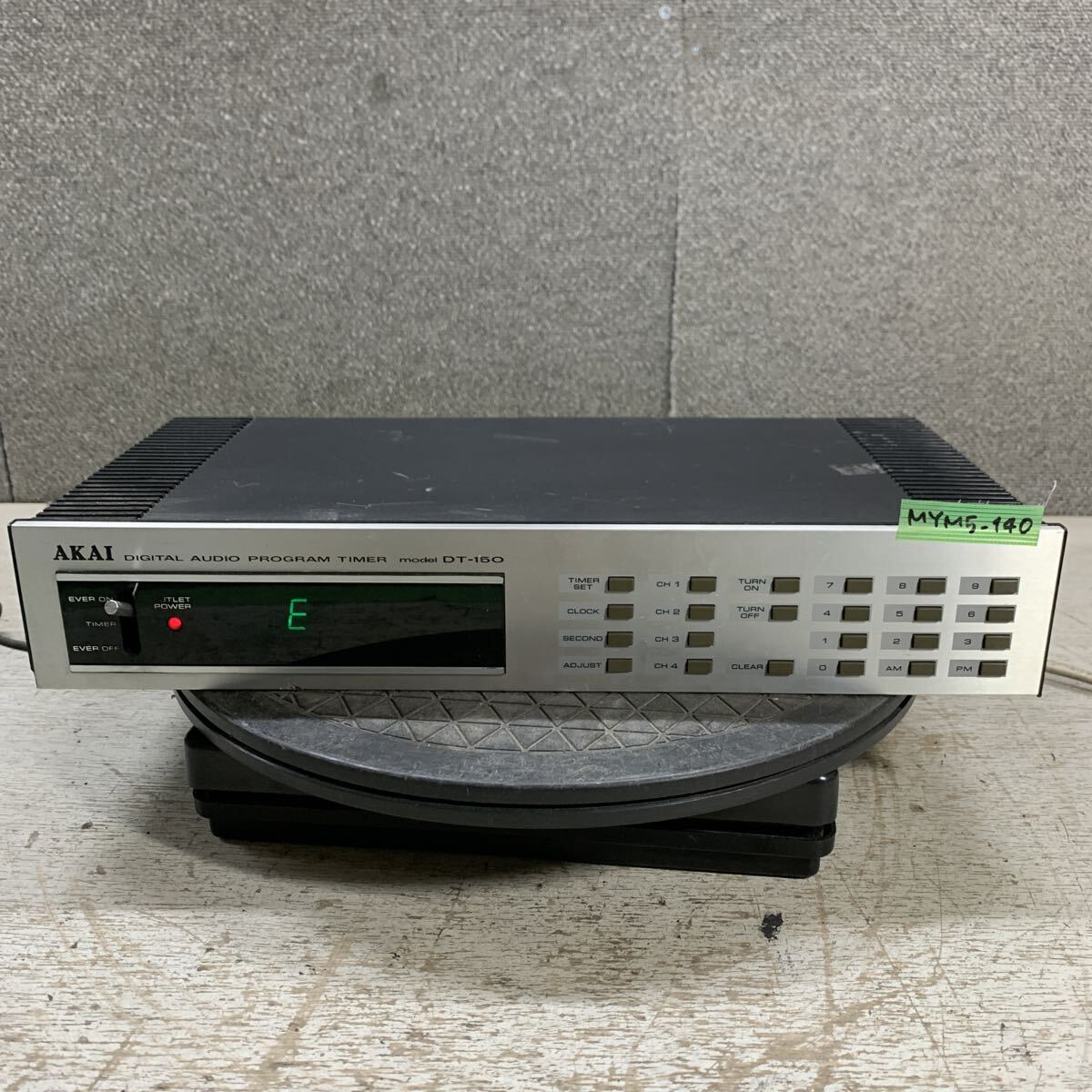 MYM5-140  очень дешево  AKAI DT-150 DIGITAL AUDIO PROGRAM TIMER  включение питания  ,  Электропитание  On  ,  OFF OK  подержанный товар  товар в состоянии "как есть"  ※3 раз  повторно выставил   ... избавление