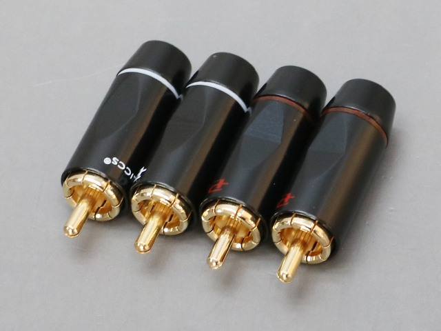 золото   хром  RCA клемма   RCA вилка   контрольный   номер [AP0345E]