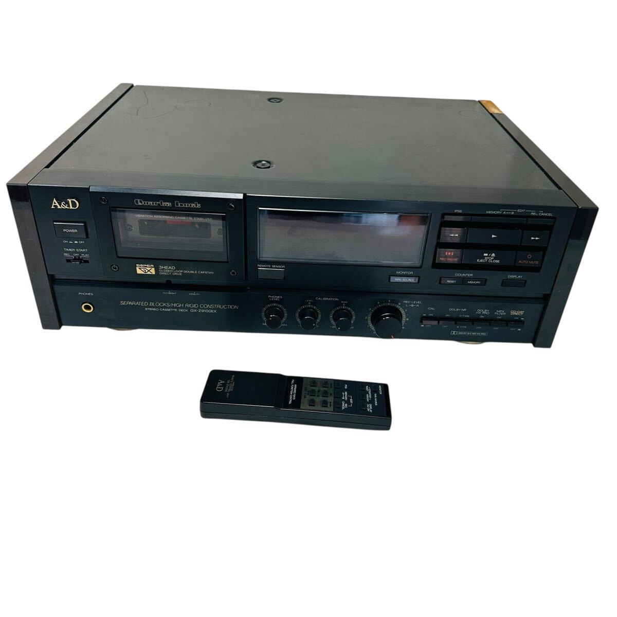 блиц-цена   доставка бесплатно  AKAI  AKAI  A&D  стерео  кассетная дека  GX-Z9100EX　 пульт ДУ есть ...