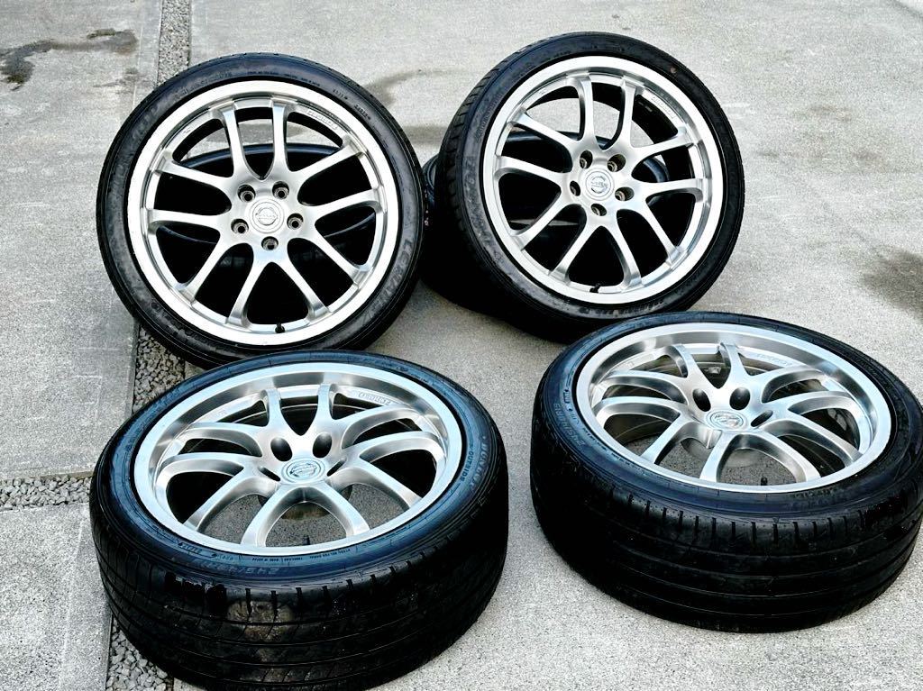 редко встречающийся  CPV35  Skyline   оригинальный OP  Rays   кованный  ... G35 225/40R19 245/40R19  4 штуки   легкий (по весу)  FORGED R32 R33 R34 GT-R  Nismo   Leaf