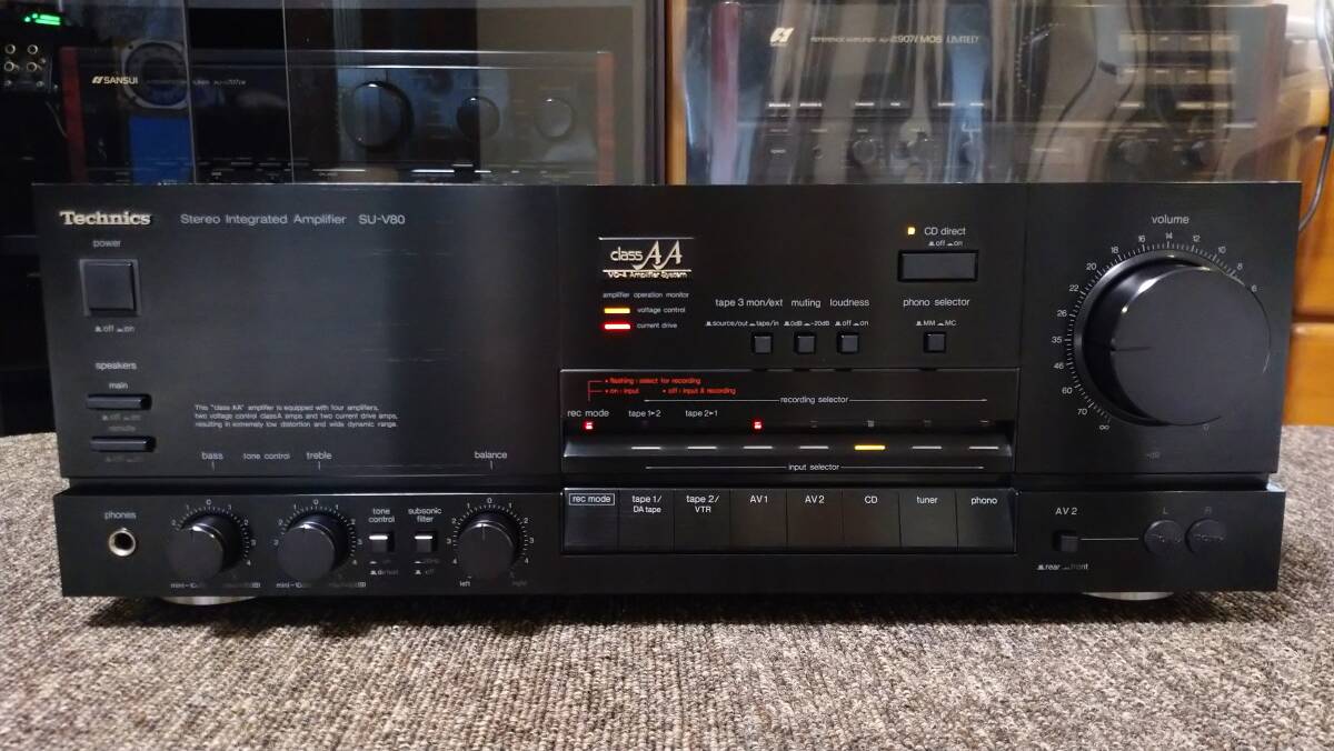 Technics  Technics  SU-V80 『  техобслуживание   осуществление    гарантия  есть  』  интегрированный усилитель