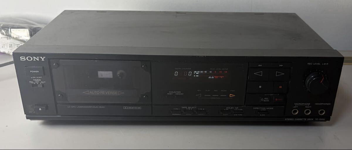SONY  автоматический   реверс   кассетная дека 　TC-RX50  нерабочий товар