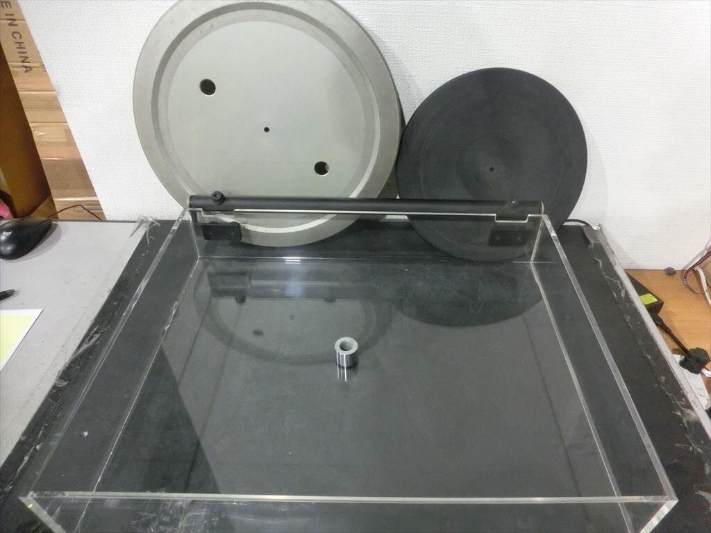 T【G9-89】【140 размер  】 проигрыватель пластинок  для  ... *   коврик  *   крышка   комплект  / проигрыватель пластинок  инвентарь  /※ царапины  *   загрязнение  есть