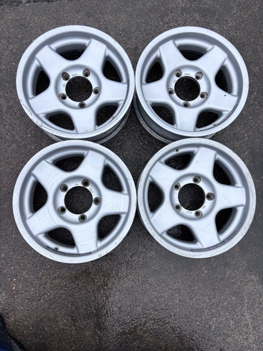 4X4 ... кольцо   16X6J PCD139.7 5H  кровавый ...V 4X4 ENGINEERING  алюминиевый диск   4 штуки  комплект  　 JIMNY 　 ET6