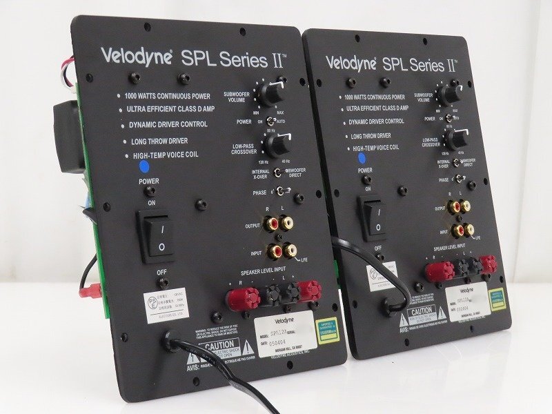■□Velodyne SPL12A  усилитель  пара  SPL SeriesII ...  подлинный товар    оригинальная коробка   включено □■034269007m-2□■