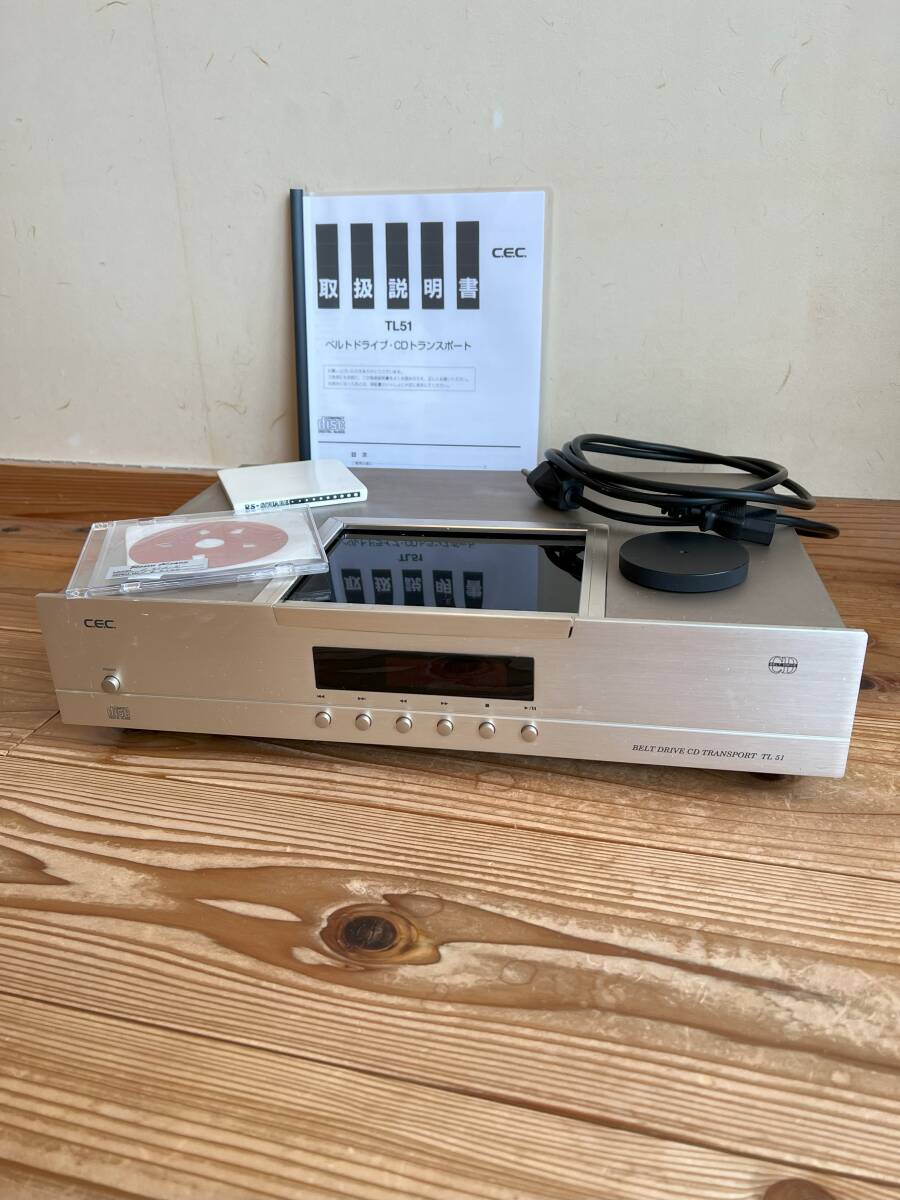 доставка бесплатно  CEC　TL51　CD трансформатор  порт  　 продаю как нерабочий  　...　ＳＴＢ－５　...　ＲＳ-SQUARE　/ поиск 　C.E.C  стабилизатор