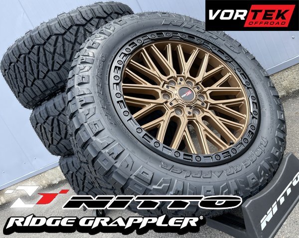 ...  новый товар  VORTEK VRT608  Land Cruiser 300 LC300 20 дюймов ... шина  диск   комплект   NITTO RIDGE GRAPPLER 275/55R20