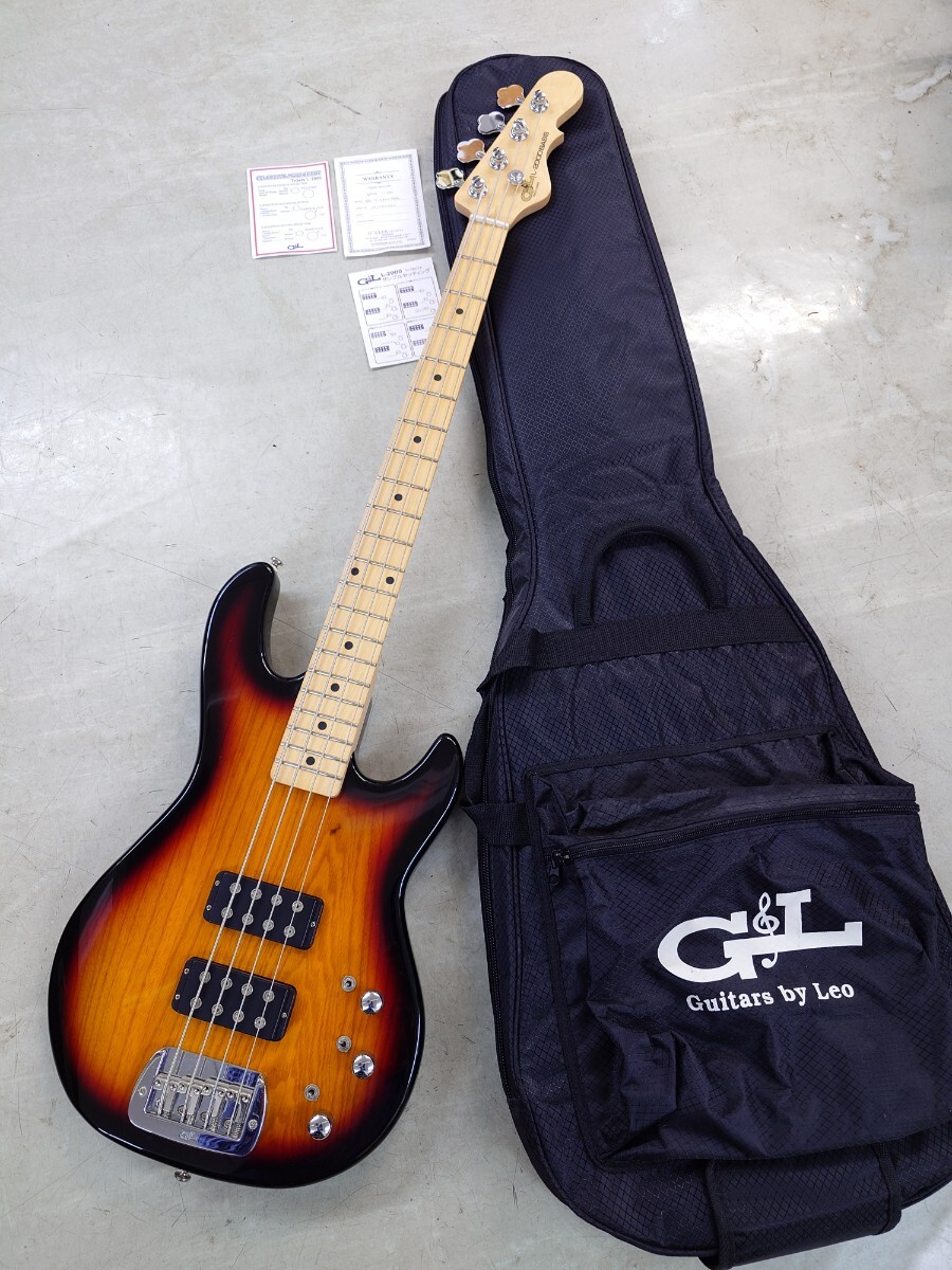G&L Tribute Series L-2000 Indonesia пр-во   Active  электрический   база ！ .../ клен   гриф   мягкий  чехол  прилагается ！
