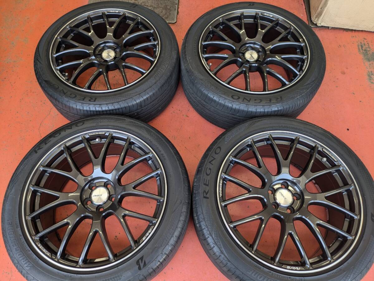 ★ красивый 　 сетка 　 Rays 　... неравномерность 　XV　 Prius 　BRZ　86　 Wish 　 Legasy 　 Impreza 　 Lexus CT　8.5J PCD１００　  Хиросима ★