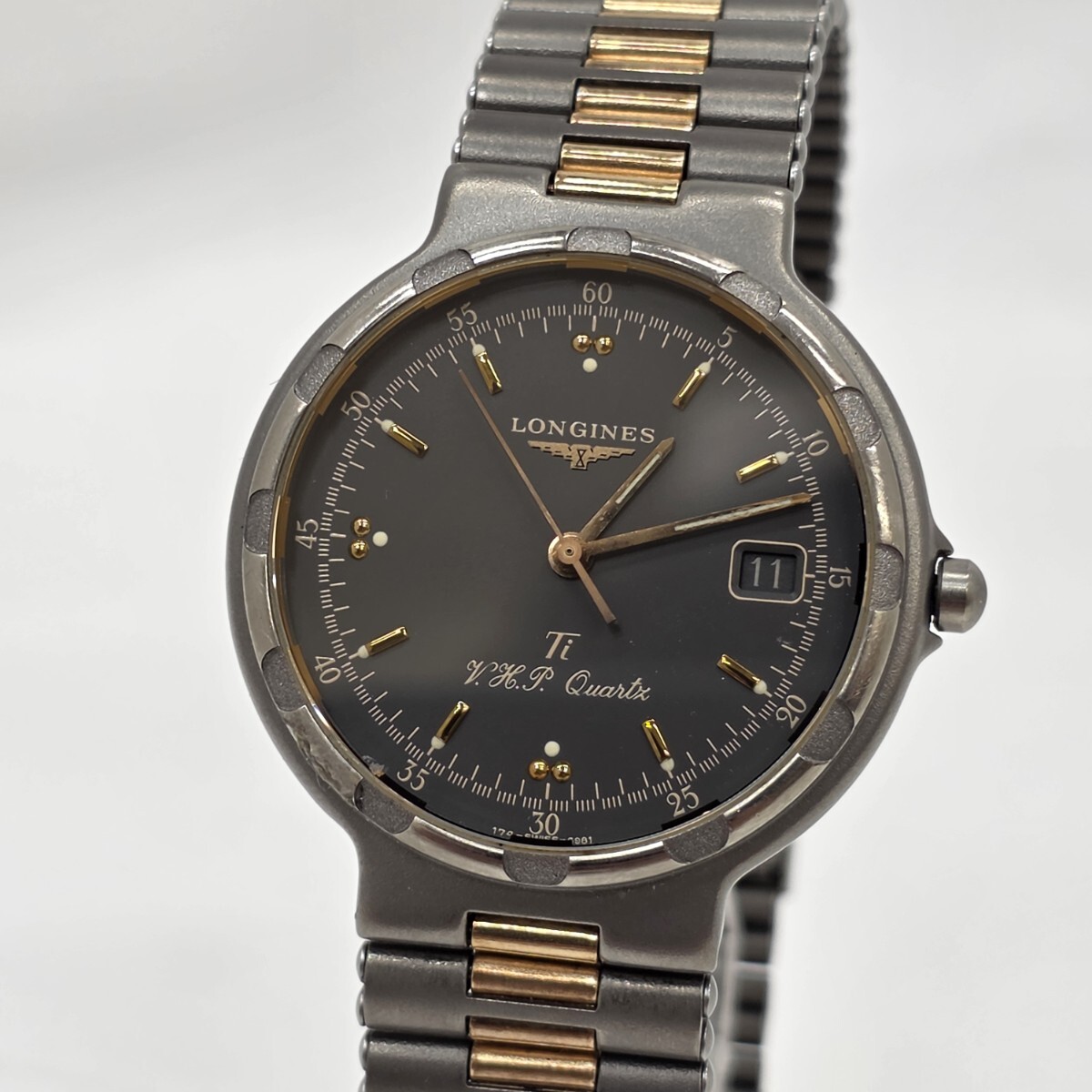 LONGINES ... ... V.H.P. титан   кварцевый   наручные часы