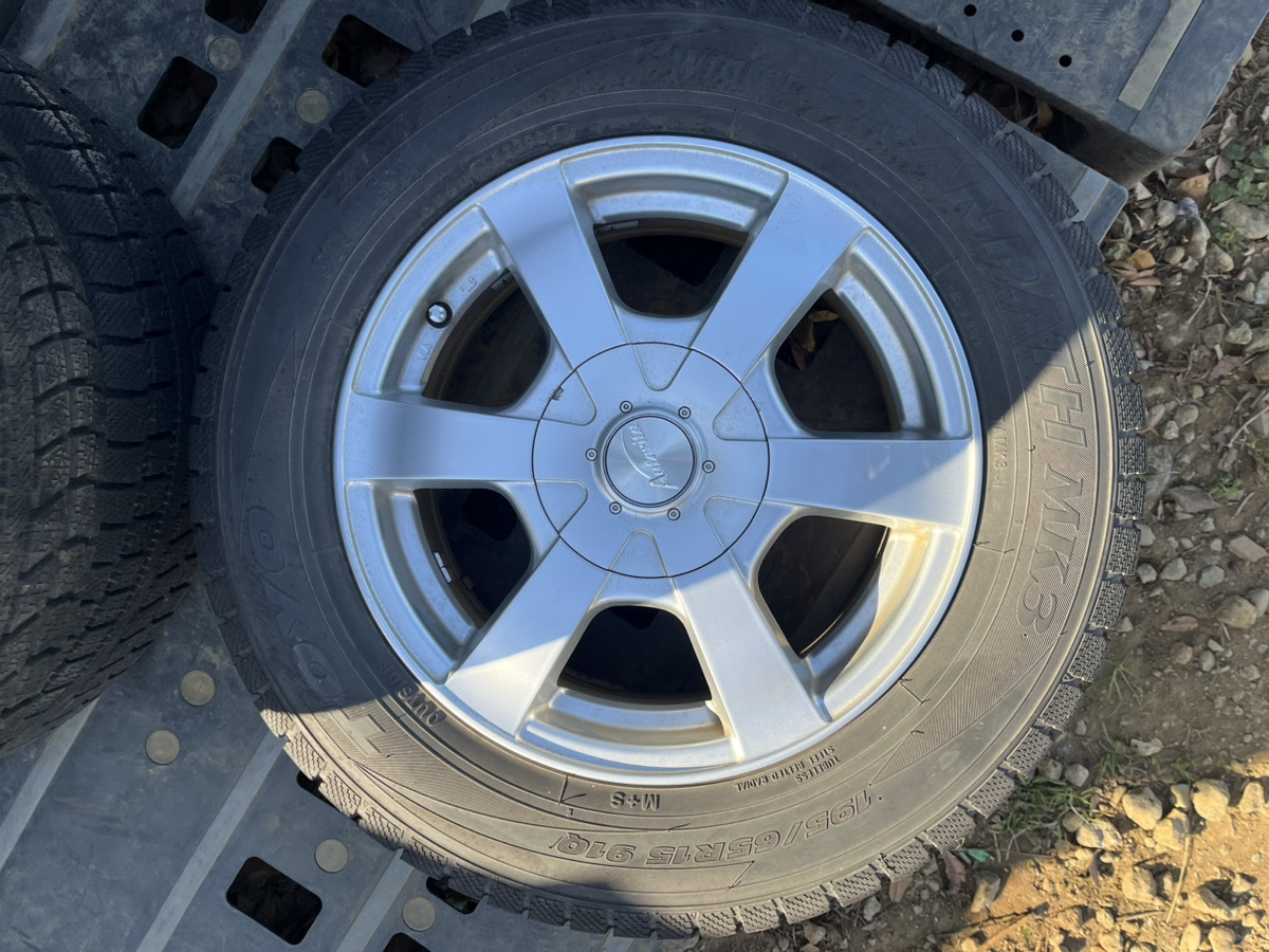 ☆ подержанный товар ☆　TOYO　TRANPATH MK3　195/65R15　 зимняя резина  Зима  для  шина 　 глубина протектора 　＊ непосредственная передача товара из рук в руки ...＊
