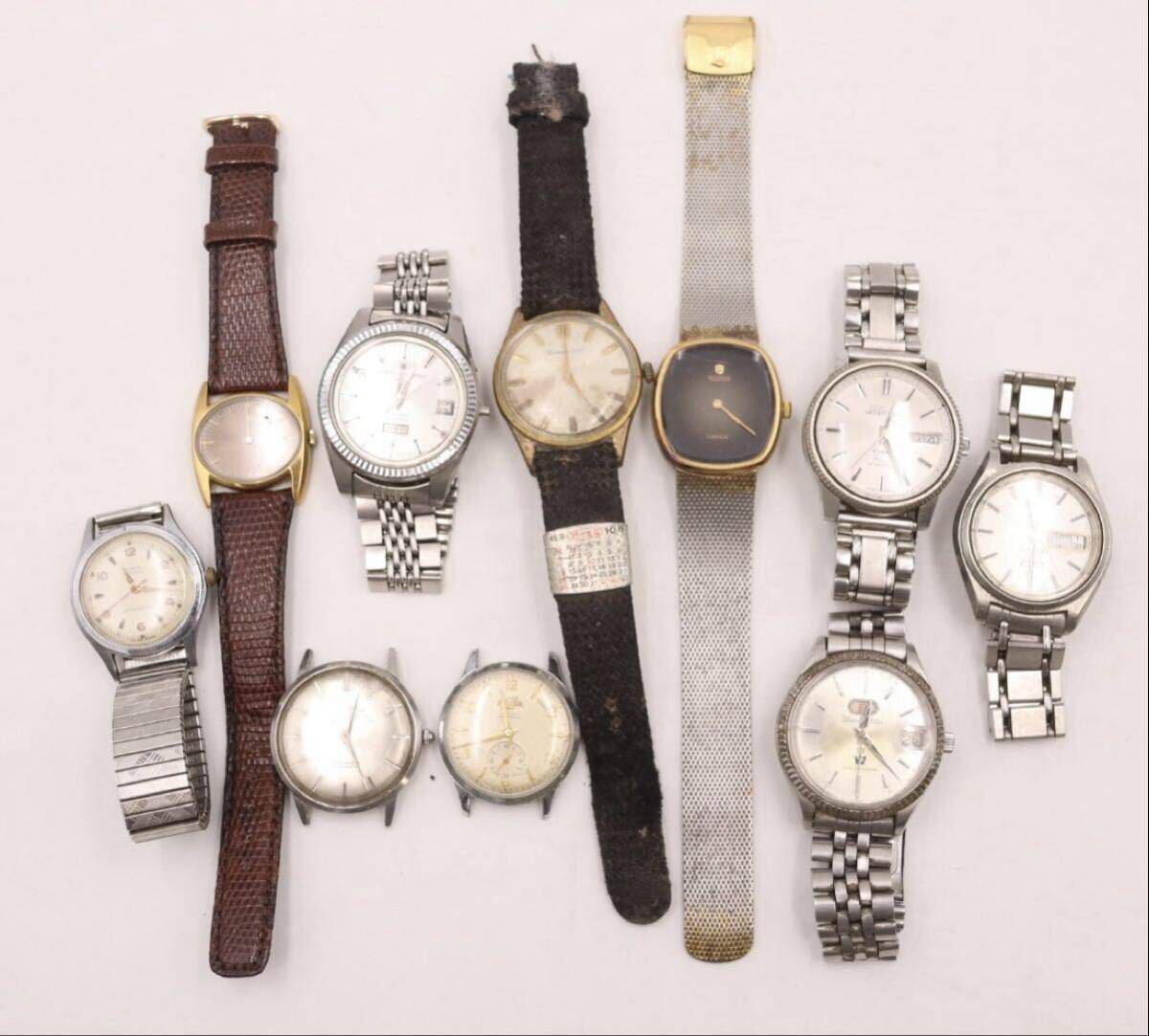 Seiko   SEIKO  CITIZEN  CITIZEN ... UNIVERSAL GENEVE и др.  мужской   с ручным заводом  автоматически  скручивание   AT 10 шт.   комплект    разные   антиквариат