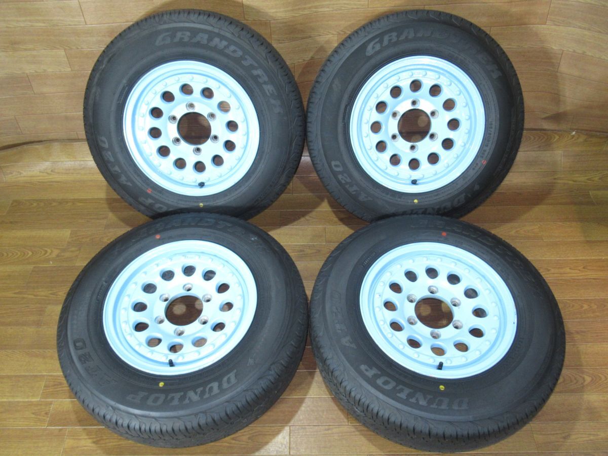 не оригинальный ... диск   6.5J-15+30 139.7/6H 195/80R15 15 дюймов  алюминиевый диск +2024 год выпуска AT20 шина  идет в комплекте  4 штуки  100 кузов  HIACE  и т.д.