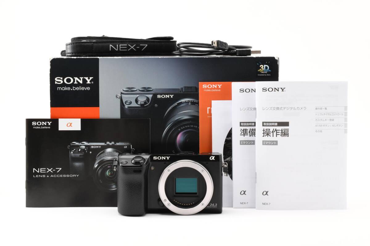 ★1  йен  старт !!★ SONY  Sony α NEX-7  корпус    зеркало  ...1 окуляр  камера   товар в состоянии "как есть" / нерабочий товар  ＃4737