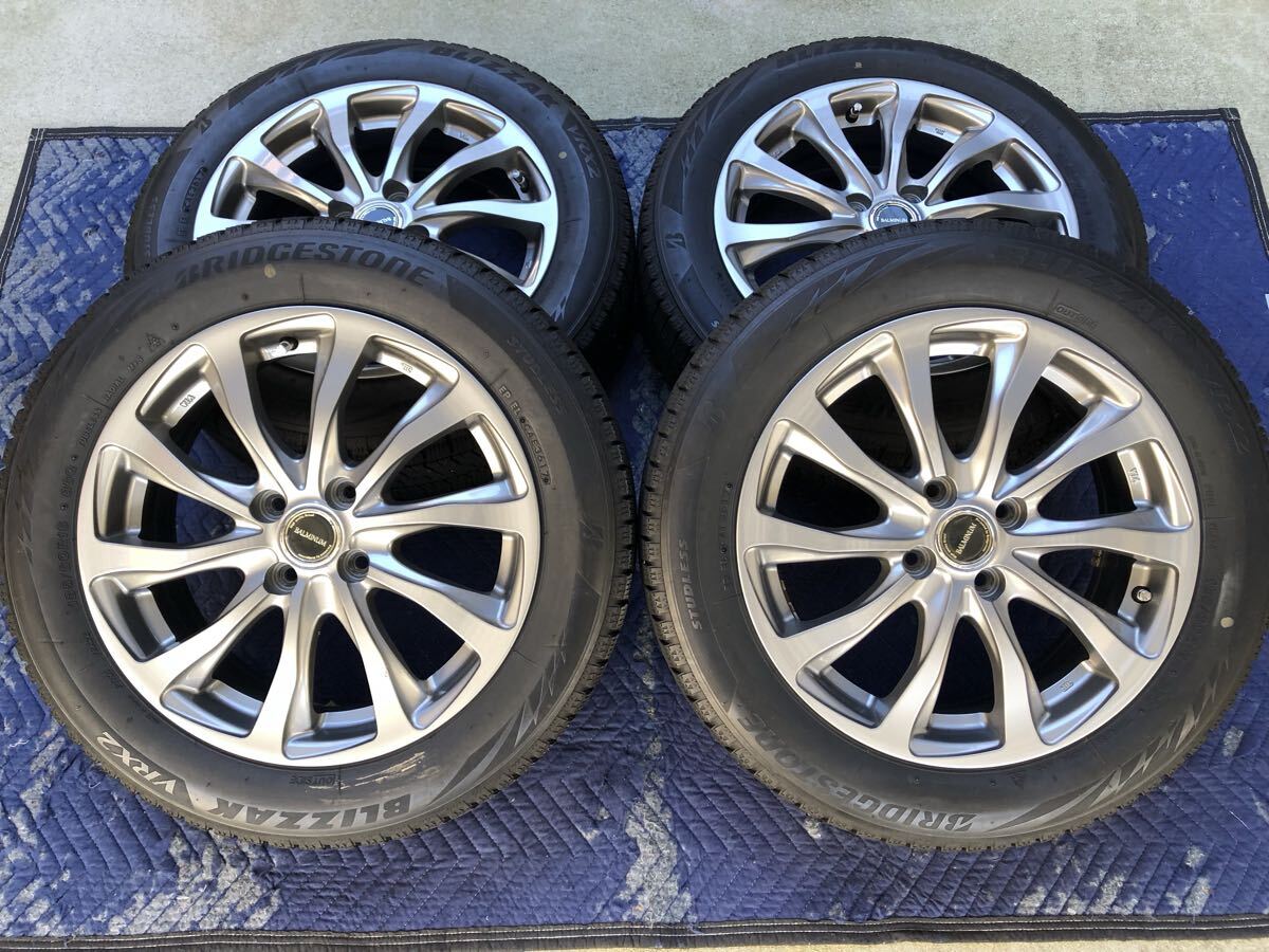 VRX2 185/60R16 16 дюймов  6J ＋45 PCD 100 P.C.D ... TR10  зимняя резина   Зима   шина   Brigestone   Blizak