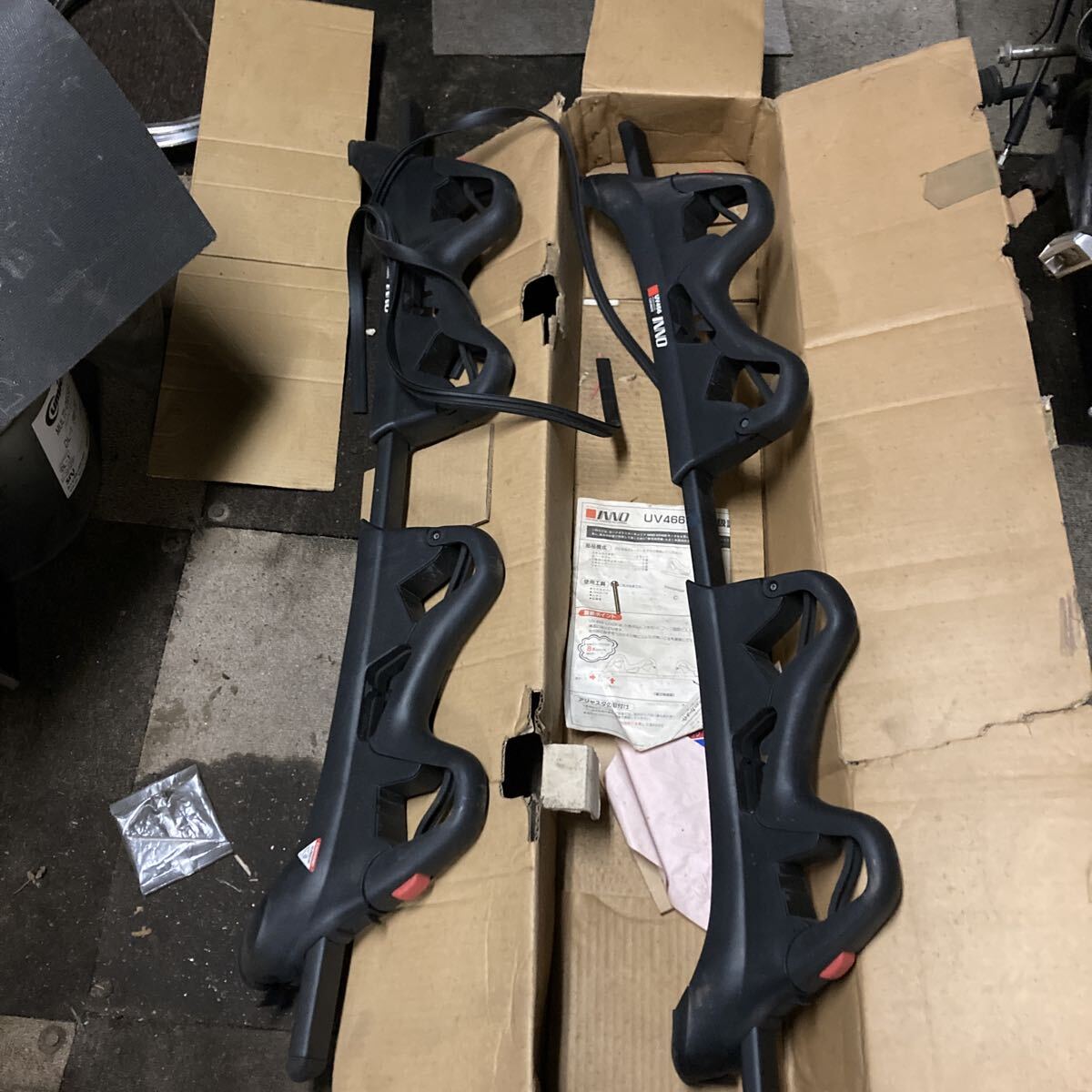 INNO　UV466　...　 лыжи  багажник на крышу