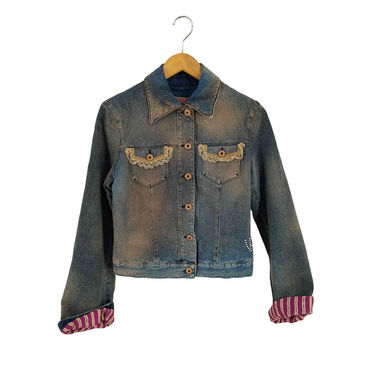 б/у  бу одежда (...  полный ...) VOYAGE PASSION Y2K ... длина    линия ... тон    race    Denim    подержанный товар   бу одежда  0643