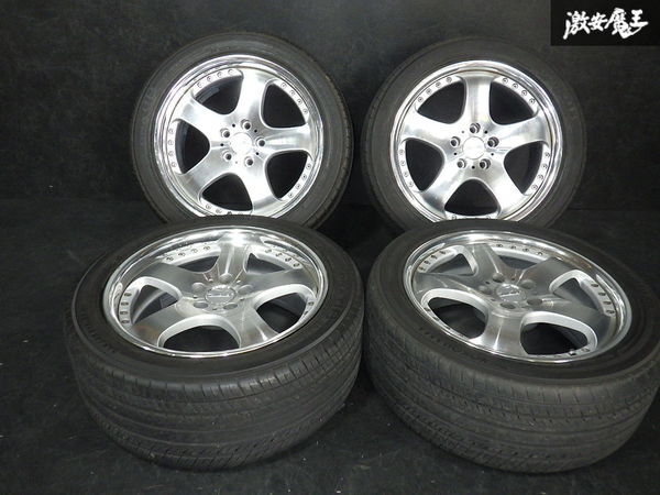 【 отправка сразу ！】●  шина   диск    4 штуки  18 дюймов  8.5J ＋38 PCD114.3 5H 245/45R18 ... ZAUBER  Crown   Celsior 　 Alphard   Cima