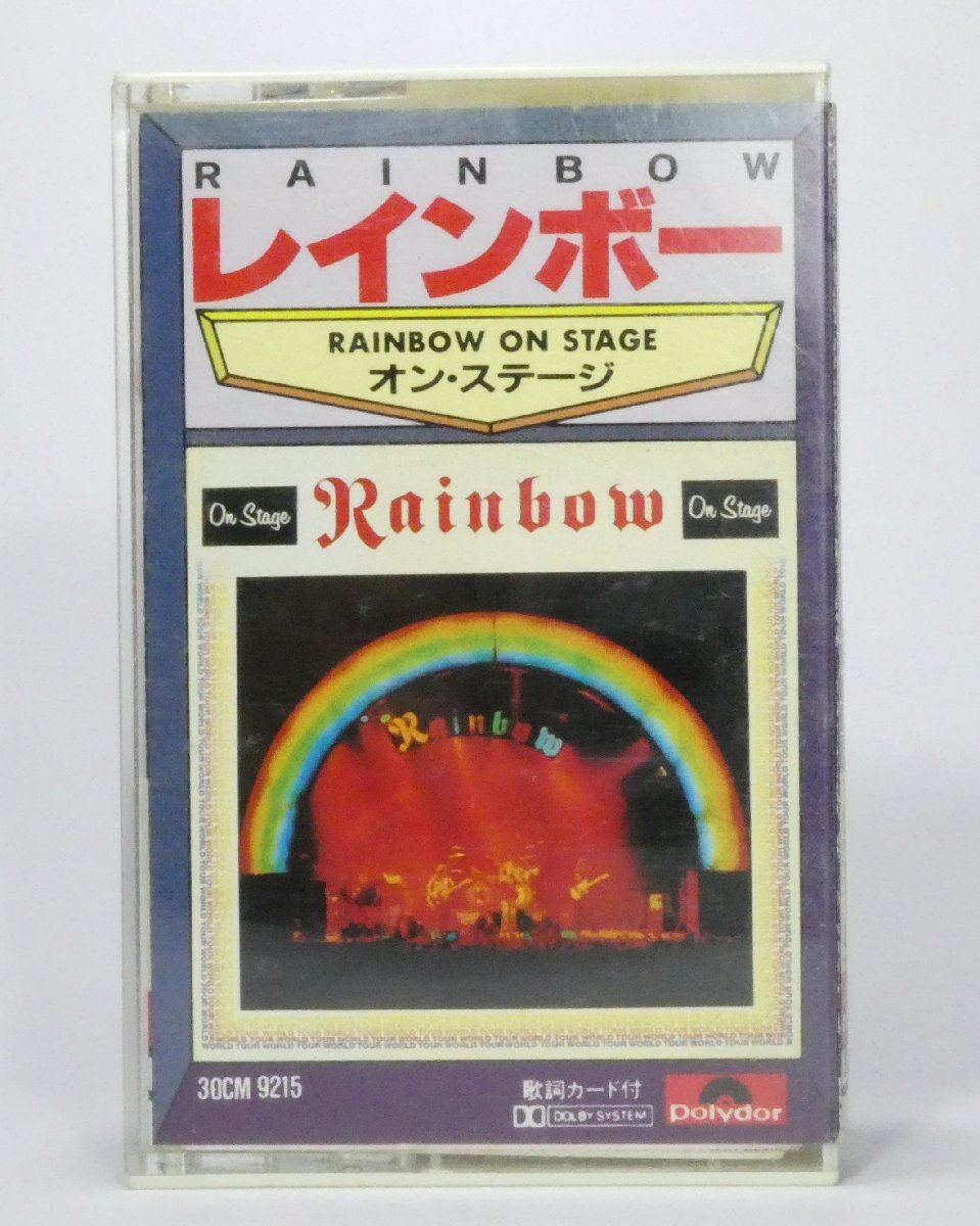 TE1454  кассета  лента  ◆  радуга   ( Rainbow )/  On  *   кронштейн ... ( ON STAGE ) ... ... 30CM 9215  западная музыка　    все  мелодия  прослушивание  OK！