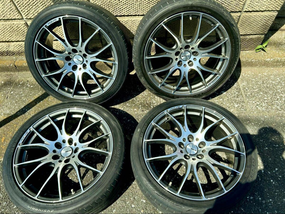 RAYS HOMURA  Rays 　... неравномерность 　2×7 19×8.5J 45 114.3  диск   комплект